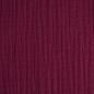 Preview: Musselin Double Gauze uni weinrot